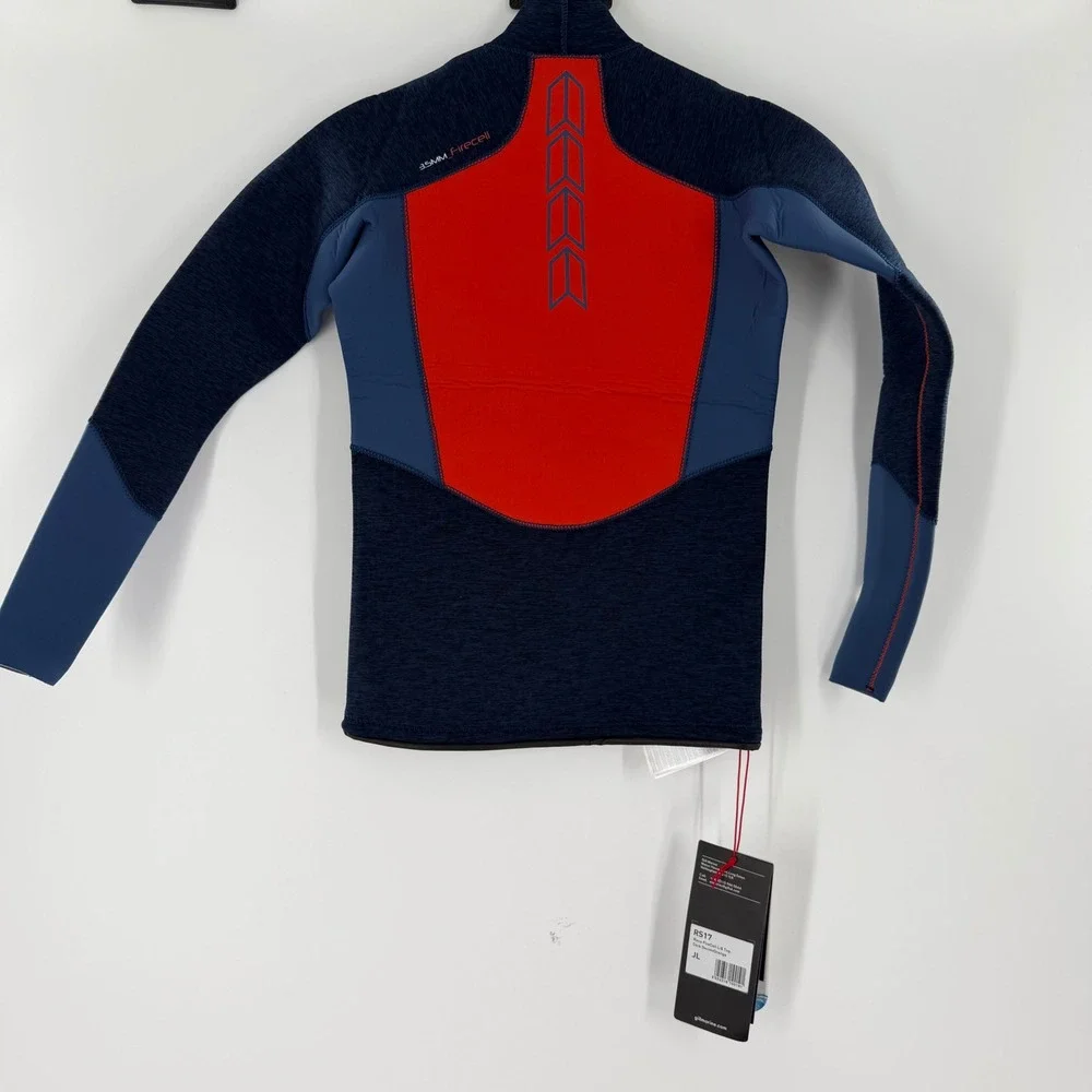 Gill Marine RS17 Race FireCell 3.5mm Long Sleeve Top Dark Denim Orange JL